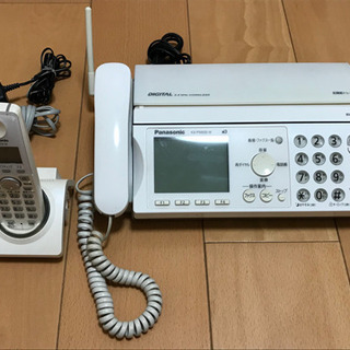 Panasonic 🉐FAX機能付き固定電話（子機あり）