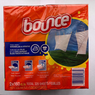 bounce バウンス　乾燥機用柔軟剤シート　160枚入✖️2箱