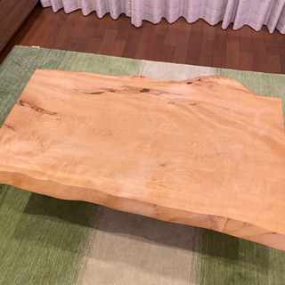 一枚板テーブル(多分トチの木)