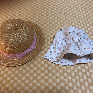 【決まりました】女の子夏用帽子、50cm