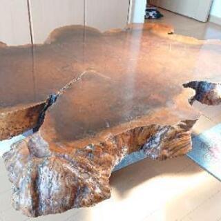 連休限定値下げ】1枚板 テーブル 120x90センチ