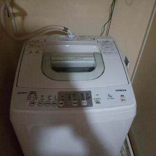 5kg洗濯機　日立　STEPWASH NW-T500K