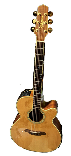 【手渡し・着払い配送OK】ギター エレアコ Takamine TDP500SP-BTQ 2006年製造 購入時14万円 限定モデル 真空管プリアンプ搭載 / タカミネ アコースティックギター アコギ