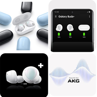 新品！50%OFF Galaxy Buds+ AKG ワイヤレス充電 Bluetooth5.0 Type-C™ SAMSUNG ワイヤレスイヤホン