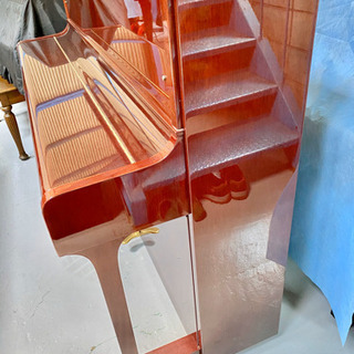 ワインレッドのお洒落なカワイピアノ CS-14S