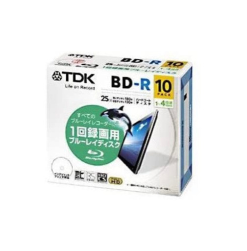 【未使用】ブルーレイディスク80枚（10枚×8パック）TDK BD-R