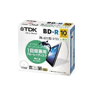 【未使用】ブルーレイディスク80枚（10枚×8パック）TDK BD-R