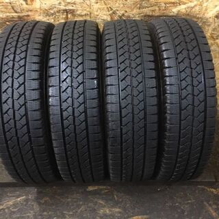 BS BLIZZAK VL1 195/80R15 107/105L LT 15インチ スタッドレス 4本 2016年製 バリ溝 ハイエース キャラバン等 (TD340) クレジットカード QR決済可能