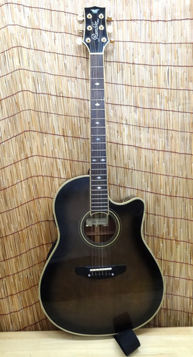 モーリス エレクトリックアコースティックギター Morris Rumbler MR-2DX PR-1245B エレアコ ストラップ付き 札幌市 平岸