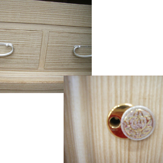 加茂桐たんす カギ付き 幅:106×奥行:45.5×高さ:172.5㎝ 収納タンス 和箪笥 苫小牧西店