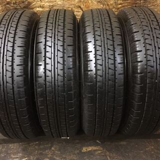 【DUNLOP ENASAVE VAN01 165R14 6PR LT】夏タイヤ 4本【日産 純正スチールホイール 14インチ 5J4HPCD100約+40】バリ溝　ADバン等　(TF319) クレジットカード QR決済可能