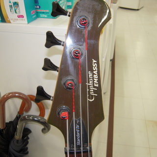 エピフォン エレキベース ENMBASSY StandardⅣ ストラトタイプ シースルー ダークグリーン系 苫小牧西店 エピフォン エレキベース ENMBASSY StandardⅣ ストラトタイプ