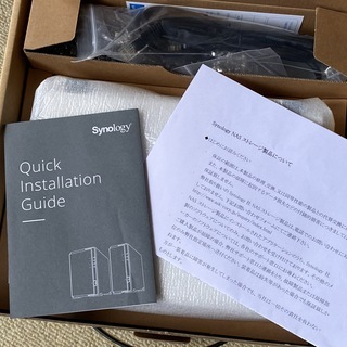 Synology DiskStation DS218j（中古美品・保証書付き）