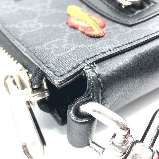 GUCCI グッチ 547751 クーリエ ワッペン 虎 蛇 惑星 ショルダーバッグ