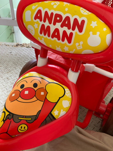 アンパンマン 日除け付き三輪車