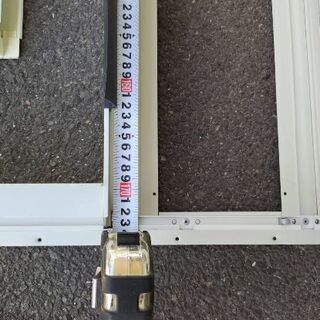 サッシの枠とシャッターのセット（中古）