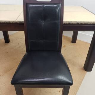 天然木　大理石テーブル　椅子4脚セット　定価約20万　東京　神奈川　格安配送　