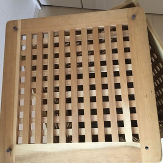 Ikeaイケア収納ボックス木製box こっしー 北戸田の収納家具の中古あげます 譲ります ジモティーで不用品の処分