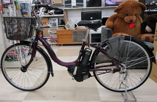 札幌市/清田区 YAMAHA/ヤマハ 電動自転車 PAS Natura PA26NS 2015年発売モデル 充電器,バッテリー付き ベル破損あり ③