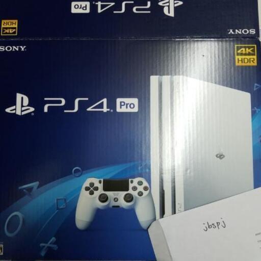 美品】希少な白 PlayStation4 Pro PS4 縦置きスタンド着
