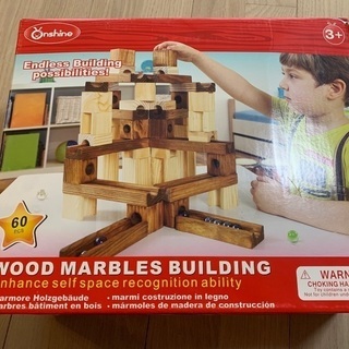 【決まりました】知育玩具 Wood Marbles Building おもちゃ 積み木の画像
