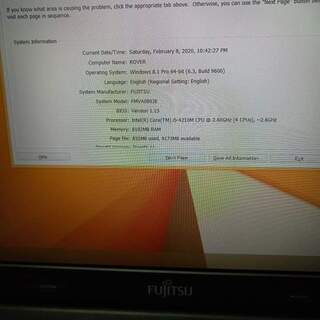 FUJITSU A574 i5 4310M 2.7 gHz
