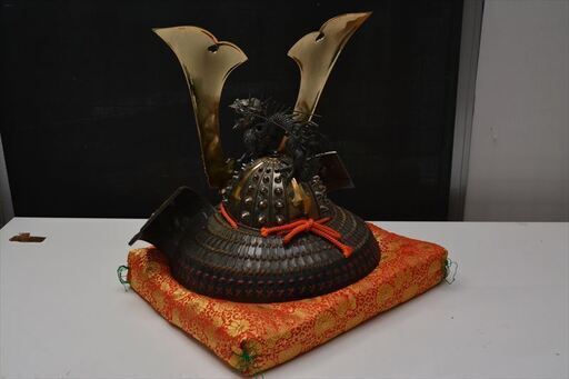 中古 五月人形 兜飾り 瑞祥 竜虎出世兜 瑞穂作