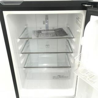 中古 154L 冷蔵庫 ハイセンス HR-G1501 2016年製 ブラウン系 ガラス 