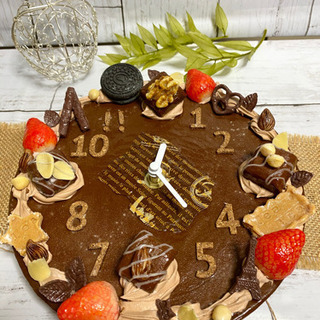 ⭐️アンティーク風チョコレートケーキの時計⭐️