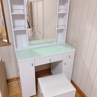 ドレッサー用 デスク 白 幅100 イケア 00439562 メイク アクセサリー