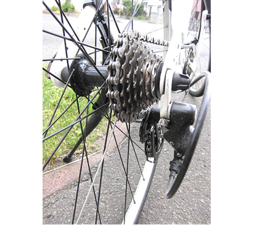 ルイガノ クロスバイク フレームサイズ450mm 8段変速 ホワイト 白