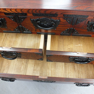 名品 伝統工芸 岩谷堂箪笥 整理箪笥 5段チェスト 引出し 鍵付き 南部鉄器 収納家具 札幌市手稲区 