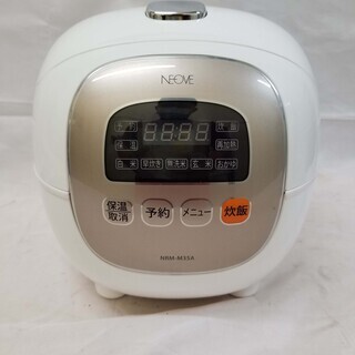 【恵庭】NEOVE　ジャー炊飯器　NRM-M35A　2019年製...