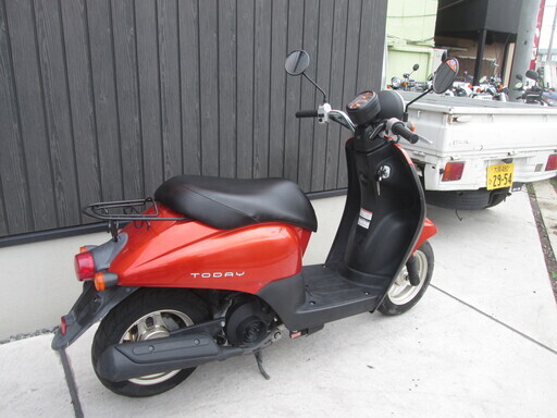 ★自賠責付き！58000円　TODAY　インジェクションモデル！トゥデイ　AF67　セル1　実動車★ホンダ　原付　スクーター赤 ☆自賠責付き！58000円 TODAY インジェクションモデル！トゥデイ AF67