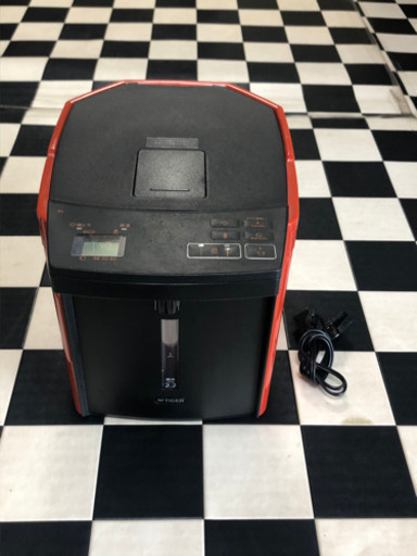 【リサイクルサービス八光　田上店　安心の3か月保証】タイガー 電気ポット 2.2L バーミリオン 蒸気レス 節電 VE 保温 とく子さん PIJ-A220-DS