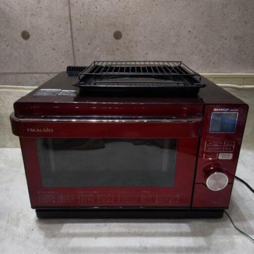 SHARP シャープ ウォーターオーブン ヘルシオ AX-CA1-R オーブンレンジ 動作品