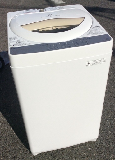 【RKGSE-227-2】特価！東芝/5kg/全自動洗濯機/AW-5G3/中古/2016年製/当社より近隣地域無料配達