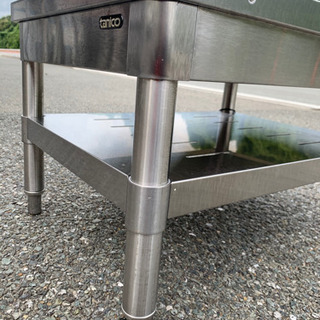 ☆中古品　タニコー　ガス台(レンジ台) 横450x奧600x高400mm☆