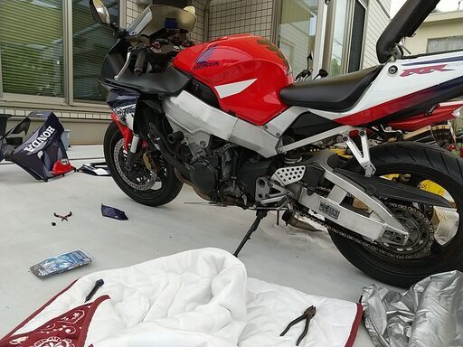 オークションに出品しました　CBR929RR 検切れ　ETC付