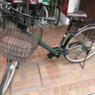 27インチ　内装３段変速　ledオートライト付き　カーキ色