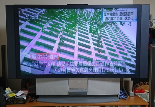 SONY製リアプロジェクションテレビ(60インチ２台)