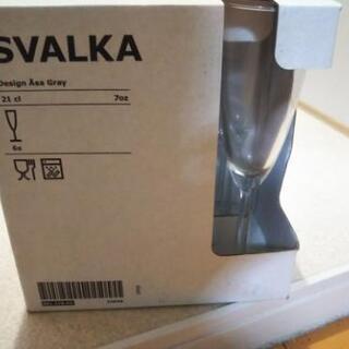IKEA SVALKA シャンパングラス 6つセット