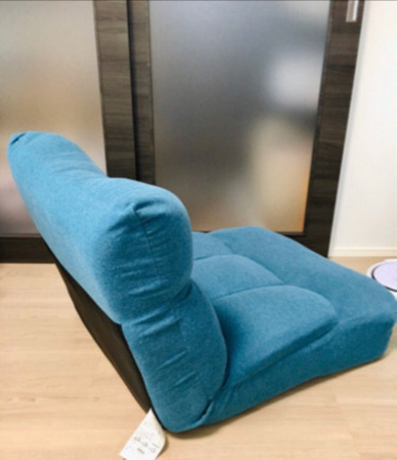 ニトリ ポケットコイル座椅子 ターコイズブルー Shu 浅草のソファ 1人用ソファ の中古あげます 譲ります ジモティーで不用品の処分
