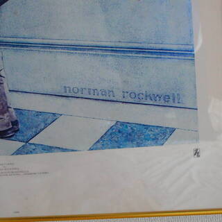 ノーマン・ロックウェルのフレーム入りポスター