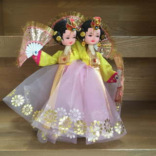 韓国の置き物人形