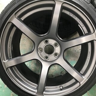 レイズグラムライツ☆57C6☆RAYS☆9.5j×18in+40PCD100/5H 
