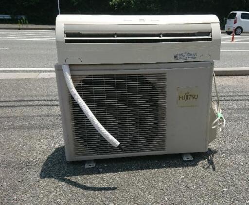 ★中古品 富士通 ルームエアコン 4.0k 単相100V 50/60Hz 2007年製 背板新品 リモコン付き★