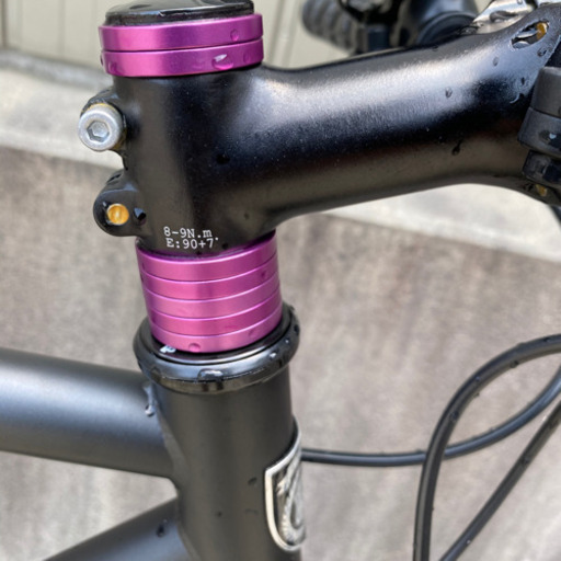 クロスバイクREUNION LILU（レユニオンリル）ブラックパープル　シマノ asahi 「アサヒ」 reunion LILU (レユニオン リル) クロスバイク