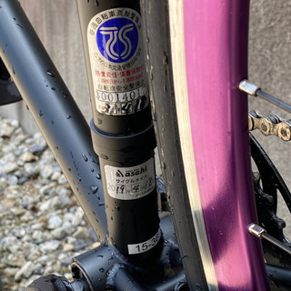 取引中-美品Asahi Reunion LILU[レユニオン リル]700cクロスバイク 8speed/ブラック