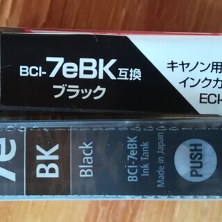 未使用　Canon インク　BCI-7eBK(黒インク)